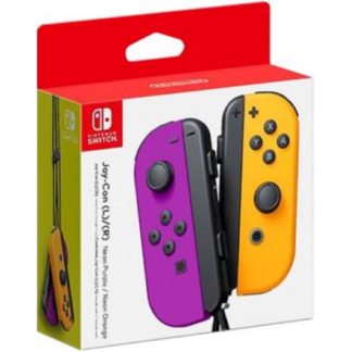 SWITCH JOY-CON COPPIA CONTROLLER VIOLA NEON / ARANCIONE NEON