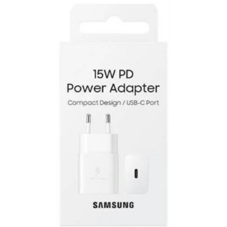SAMSUNG ALIMENTATORE SUPER FAST CHARGING 15W USB-C WHITE