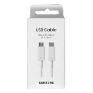 SAMSUNG CAVO USB-C TO USB-C 1,8M 5A WHITE