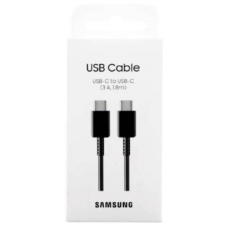 SAMSUNG CAVO USB-C TO USB-C 1.8M 3A BLACK