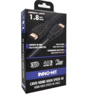 INNO-HIT CAVO HDMI HIGH-SPEED 4K HDR 60HZ 1.8M BLACK
