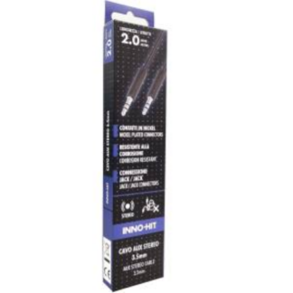 INNO-HIT CAVO STEREO AUX 3.5MM M/M 2M BLACK