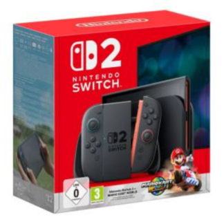 CONSOLE SWITCH 2 BLACK + MARIO KART WORLD