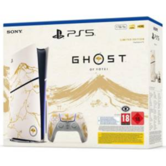 PS5 CONSOLE 1TB GHOST OF YOTEI GOLD LIMITED EDITION WHITE SLIM ITA
