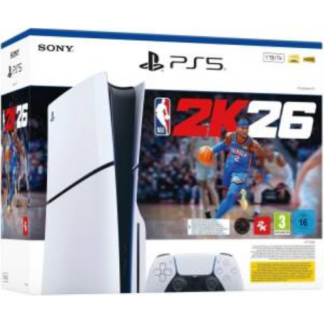 PS5 CONSOLE 1TB STANDARD ED. WHITE SLIM + NBA 2K26 ITALIA