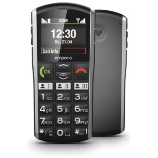 EMPORIA SIMPLICITY TASTI GRANDI BLACK ITALIA