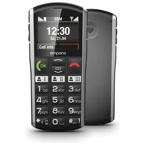 EMPORIA SIMPLICITY TASTI GRANDI BLACK ITALIA