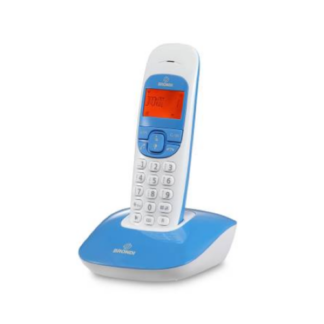 TELEFONO CORDLESS BRONDI NICE WHITE-BLU ITALIA