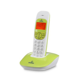 TELEFONO CORDLESS BRONDI NICE WHITE-GREEN ITALIA
