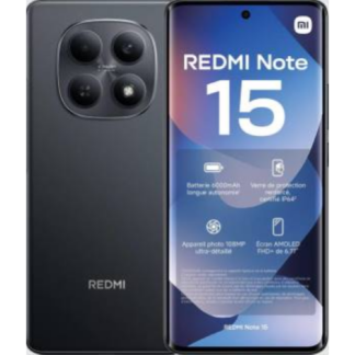 XIAOMI REDMI NOTE 15 8+256GB 6.77" NFC BLACK EUROPA
