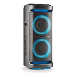 NGS SPEAKER WILD SPACE 2 PORTATILE BT RGB TWS 2000W NERA