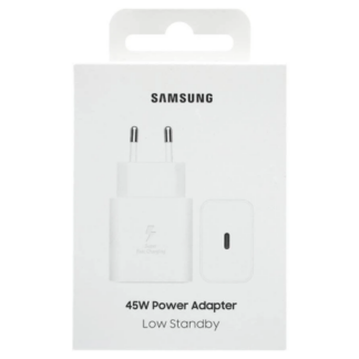 SAMSUNG ALIMENTATORE SUPER FAST CHARGING 45W USB-C WHITE