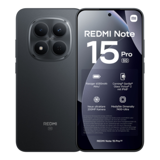 XIAOMI REDMI NOTE 15 PRO 5G 12+512GB 6.83" BLACK EUROPA